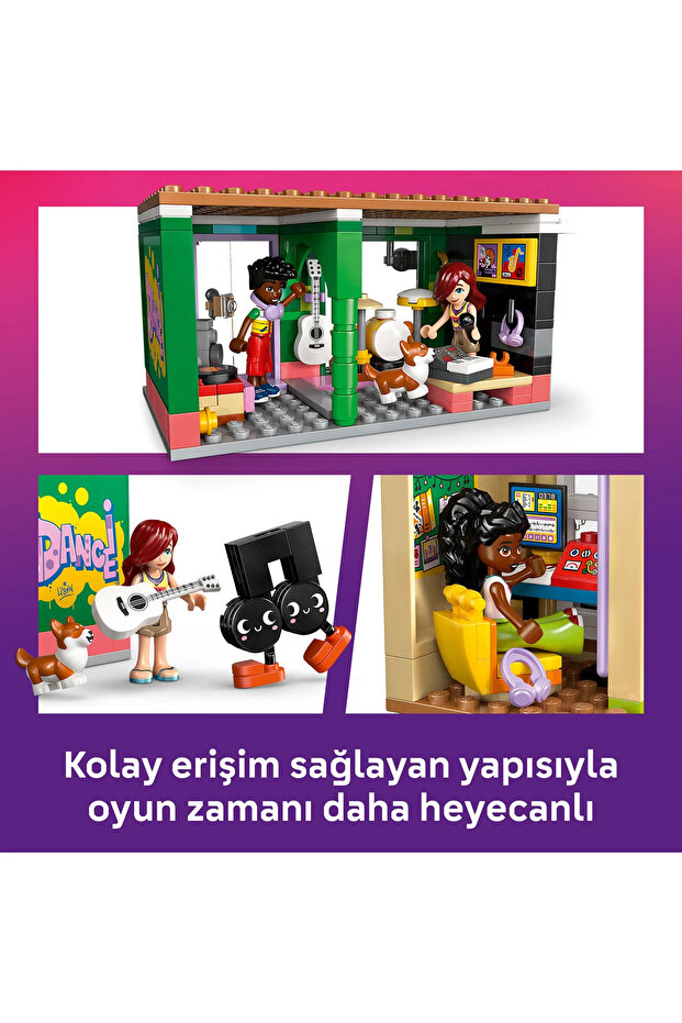 ® Friends Müzik Mağazası ve Daire 42653 - 7+ Çocuklar için Yaratıcı Oyuncak Yapım Seti (483P) - 6