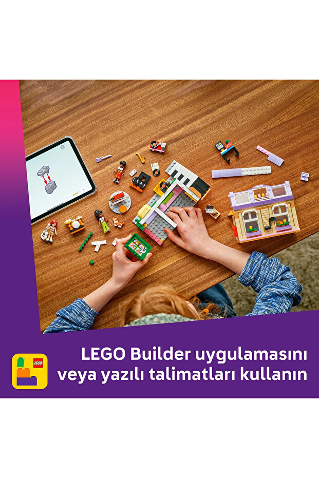 ® Friends Müzik Mağazası ve Daire 42653 - 7+ Çocuklar için Yaratıcı Oyuncak Yapım Seti (483P) - 9