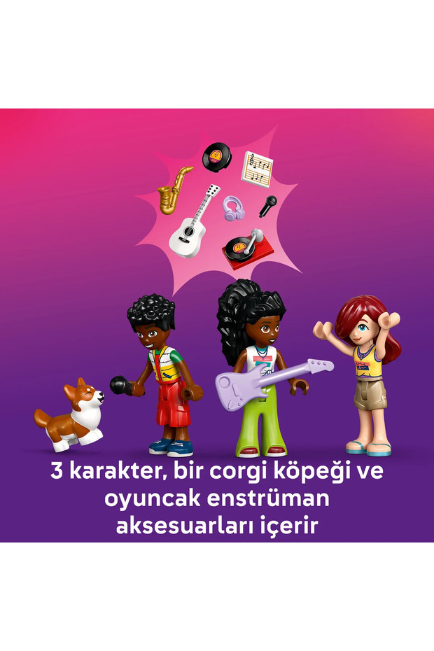 ® Friends Müzik Mağazası ve Daire 42653 - 7+ Çocuklar için Yaratıcı Oyuncak Yapım Seti (483P) - 8