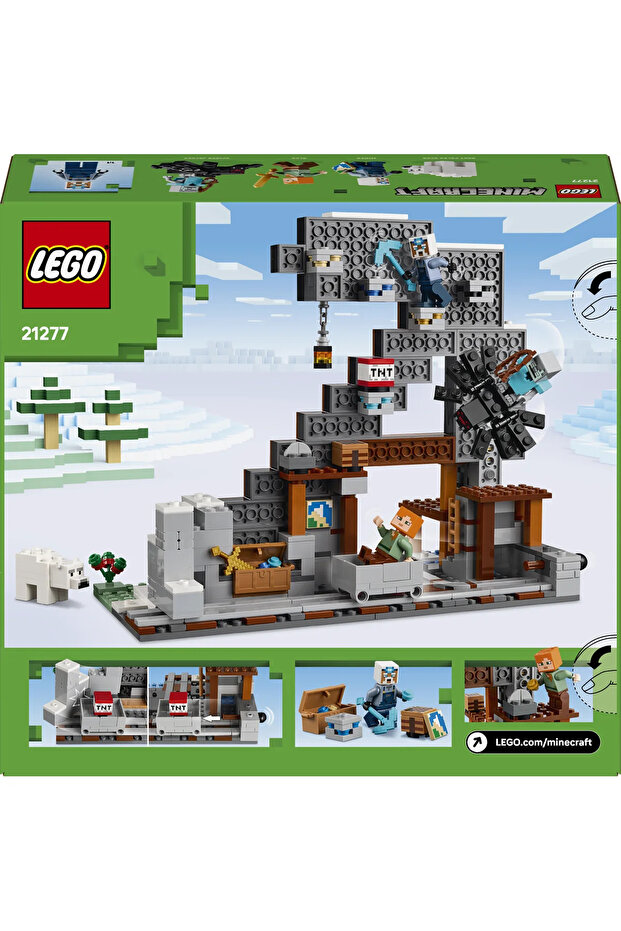 ® Minecraft® Kazma Madeni 21277 - 8+ Çocuklar için Dekoratif Yaratıcı Oyuncak Yapım Seti (530P) - 5