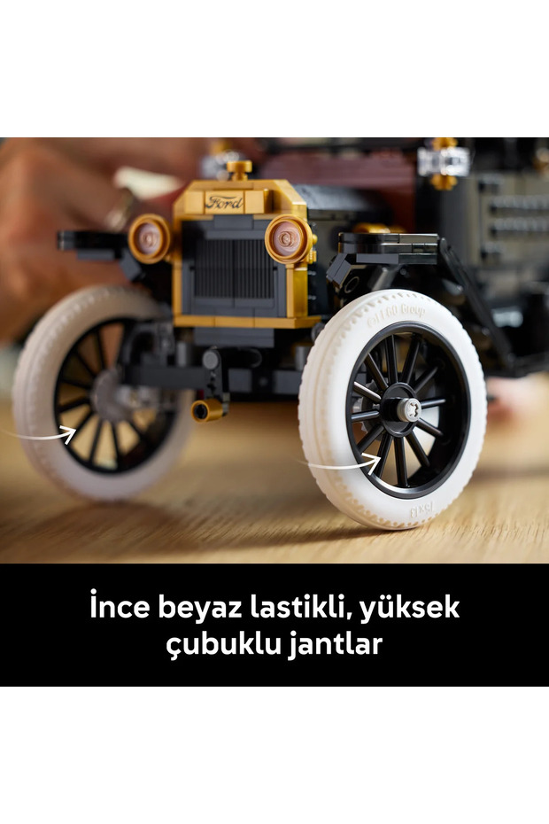 ® Icons Ford Model t 11376 - Classic Car Model Building Kit for Adults (1060 Pieces) - 8