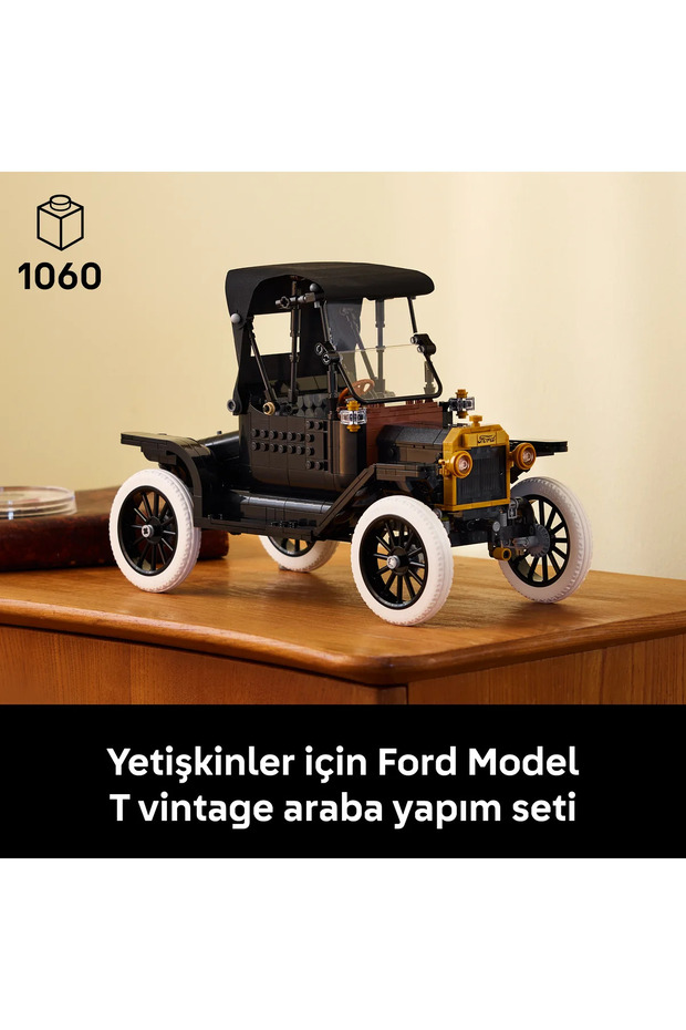 ® Icons Ford Model t 11376 - Classic Car Model Building Kit for Adults (1060 Pieces) - 5
