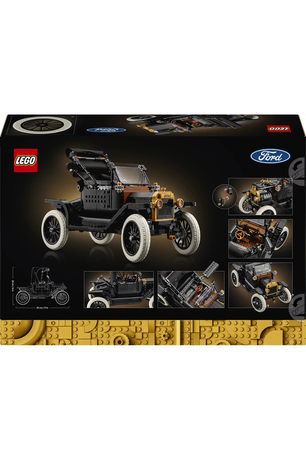 ® Icons Ford Model t 11376 - Classic Car Model Building Kit for Adults (1060 Pieces) - 4