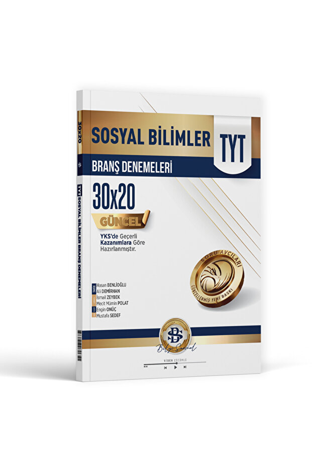 Bilgi Sarmal Yayınları TYT Sosyal Bilimler 30 x 20 Branş Denemeleri 2026