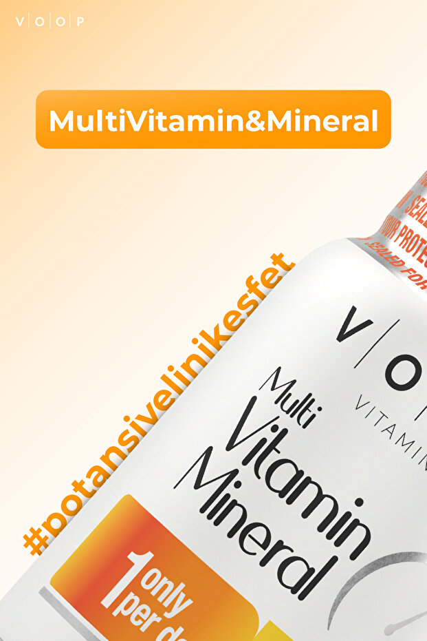 Multi Vitamin & Mineral - 30 Kapsül ( 11 Vitamin & 9 Mineral ) - 3