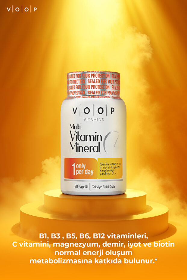 Multi Vitamin & Mineral - 30 Kapsül ( 11 Vitamin & 9 Mineral ) - 6