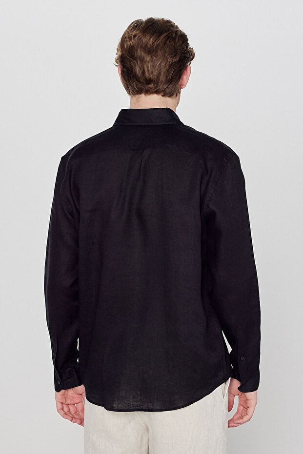 Regular Fit Gömlek Black - 5