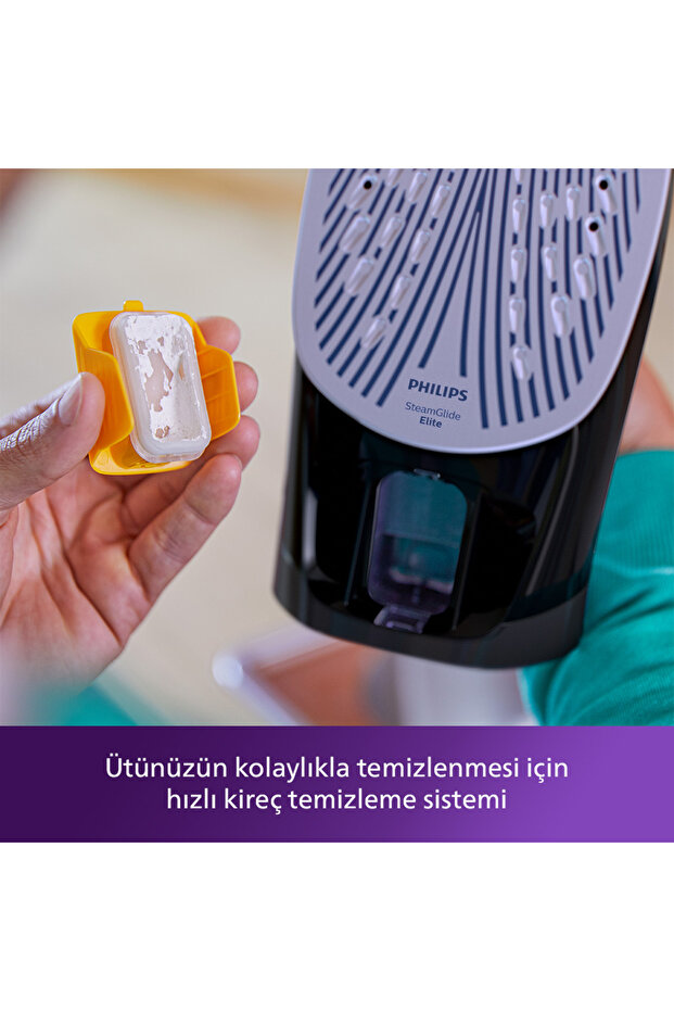 7500 Serisi Azur Buharlı Ütü, 3200W, 260 g'a kadar Turbo Şok Buhar, DST7511/80 - 5