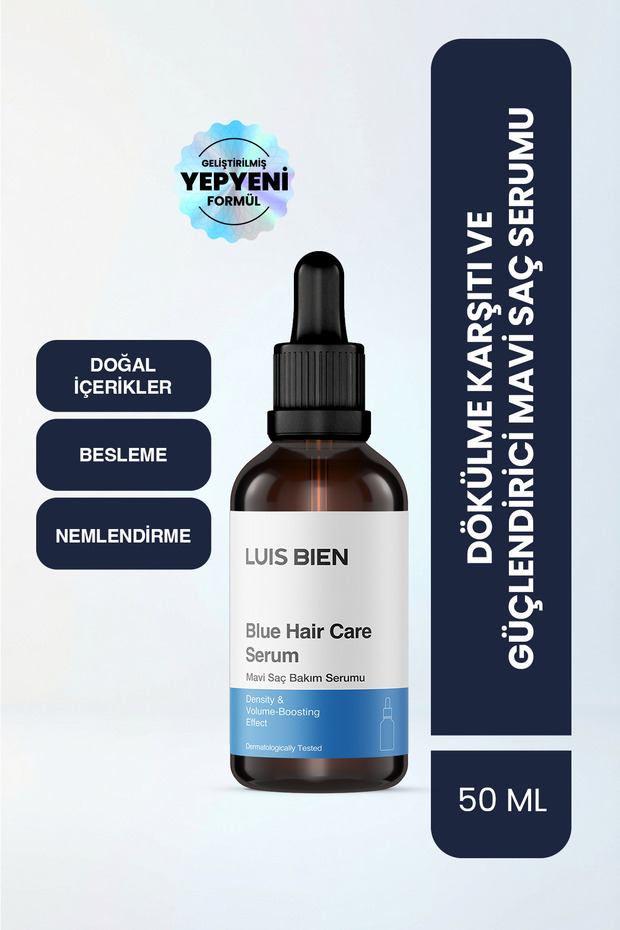 Anti-Hair Loss Blue Serum – Hair Root Care Serum, Intensive Strengthening Formula