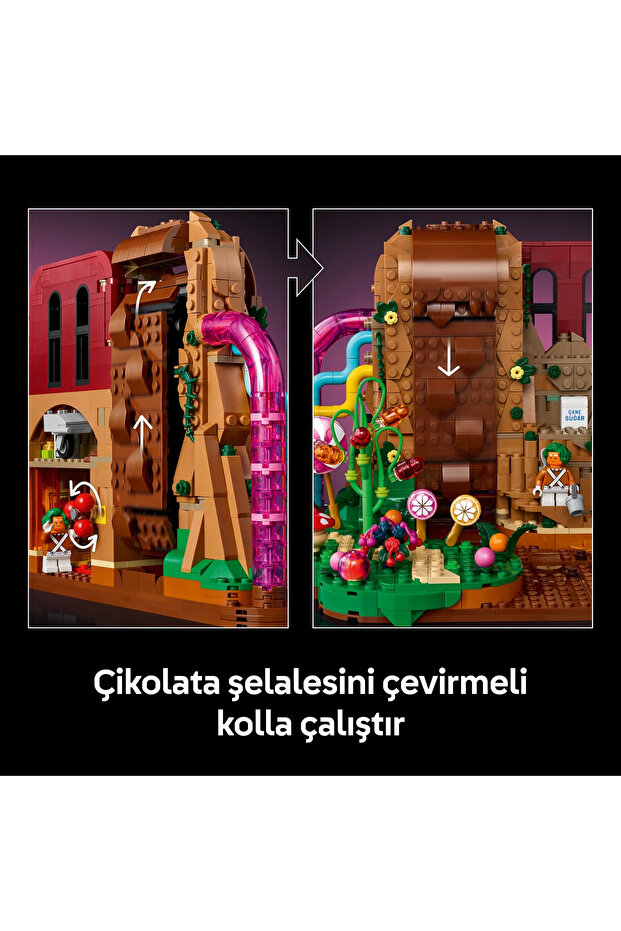 ® Ideas Willy Wonka ve Çikolata Fabrikası 21360 - Yetişkinler için Klasik Film Seti (2025 Parça) - 8