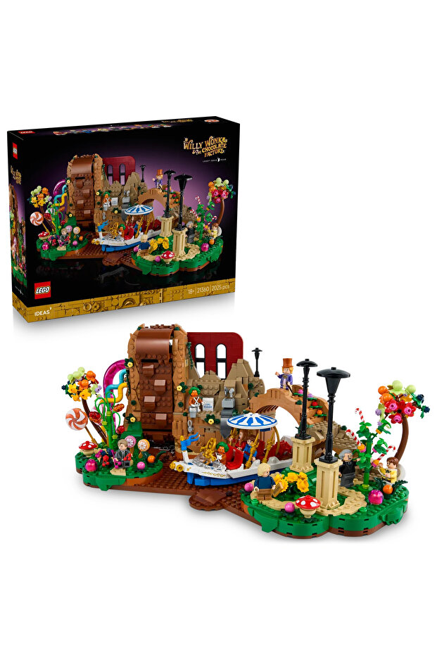 ® Ideas Willy Wonka ve Çikolata Fabrikası 21360 - Yetişkinler için Klasik Film Seti (2025 Parça) - 1