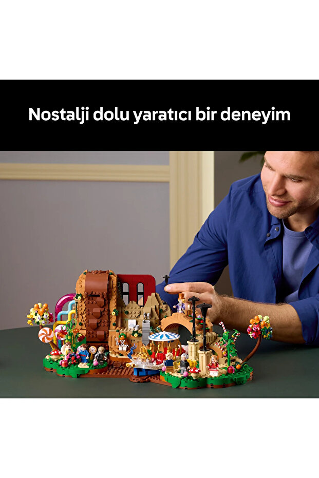 ® Ideas Willy Wonka ve Çikolata Fabrikası 21360 - Yetişkinler için Klasik Film Seti (2025 Parça) - 7