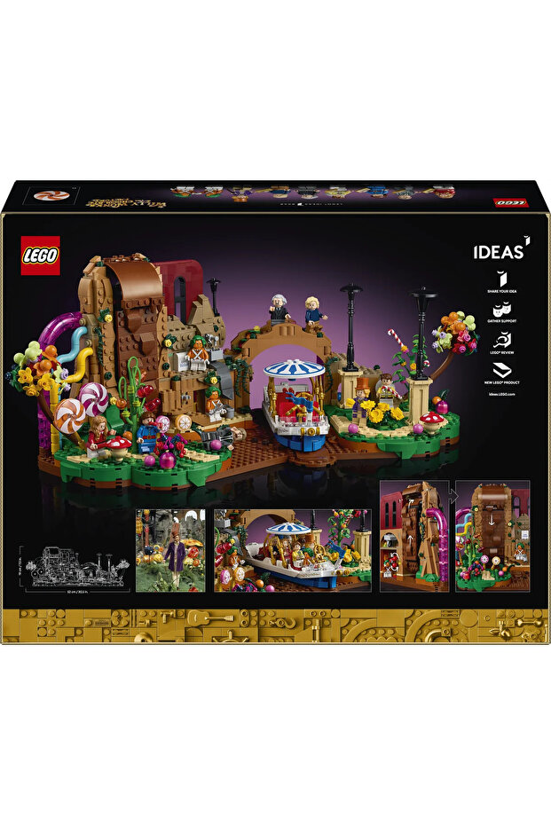 ® Ideas Willy Wonka ve Çikolata Fabrikası 21360 - Yetişkinler için Klasik Film Seti (2025 Parça) - 5