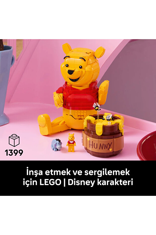 ® ǀ Disney Ayı Winnie 43300 - Yetişkinler için Bal Küpü İçeren Model Yapım Seti (1399 Parça) - 6