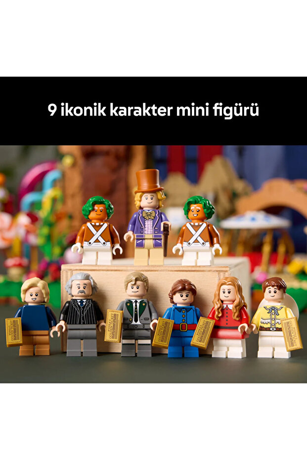 ® Ideas Willy Wonka ve Çikolata Fabrikası 21360 - Yetişkinler için Klasik Film Seti (2025 Parça) - 9