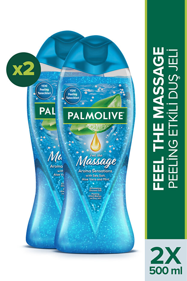 Palmolive Aroma Sensations Feel The Massage Peeling Etkili Duş Jeli 500 ml X 2 Adet