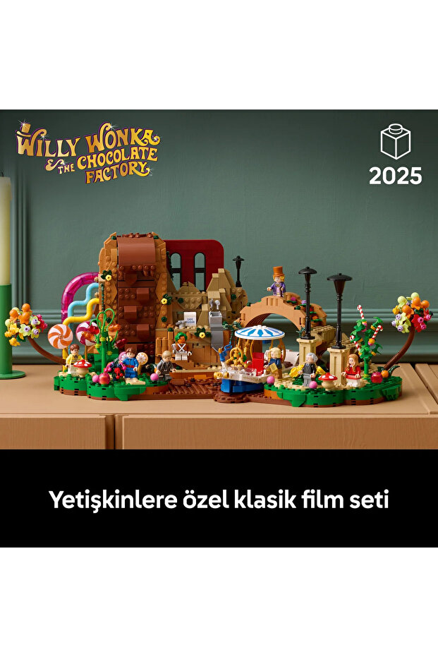 ® Ideas Willy Wonka ve Çikolata Fabrikası 21360 - Yetişkinler için Klasik Film Seti (2025 Parça) - 6