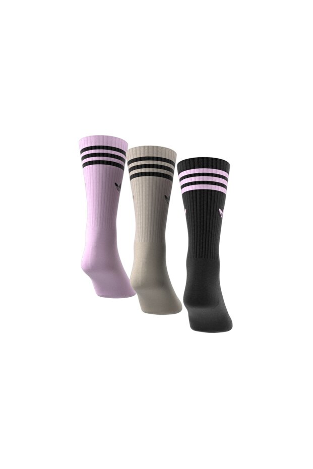 Solid Bilekli Çorap - 3 Çift - 5