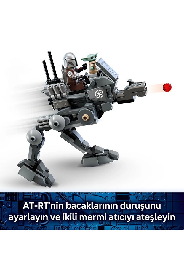 ® Star Wars: Mandalorian ve Grogu™ AT-RT™ Saldırısı 75444 - 7+ için Oyuncak Yapım Seti (297P) - 7