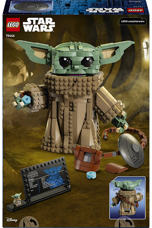 ® Star Wars™ Grogu™ (Mandalorlu Çırak) 75446 - 10+ Yaş için Oyuncak Yapım Seti (1200 Parça) - 5