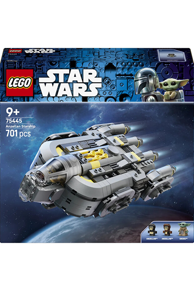 ® Star Wars: Mandalorian ve Grogu™ Anzellan Starship’i 75445 - 9+ için Oyuncak Yapım Seti (701P) - 4