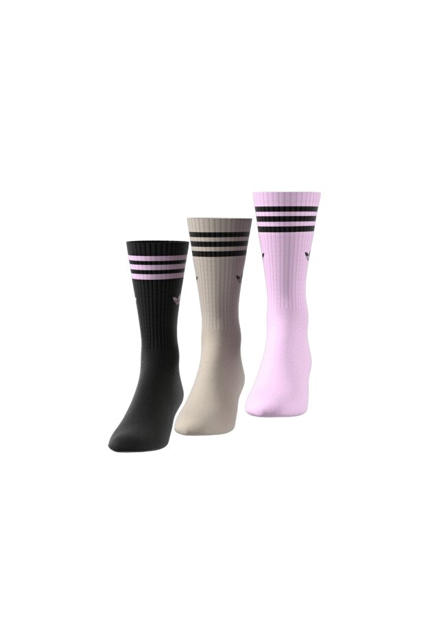 Solid Bilekli Çorap - 3 Çift - 9