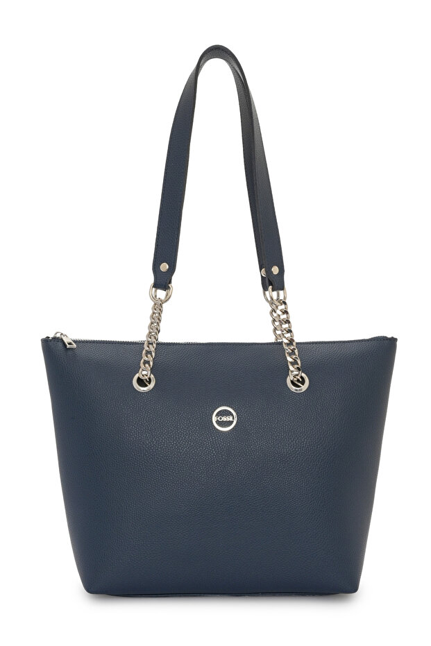Navy Blue Women's Handbag and Shoulder Bag 05Fo26Y5110