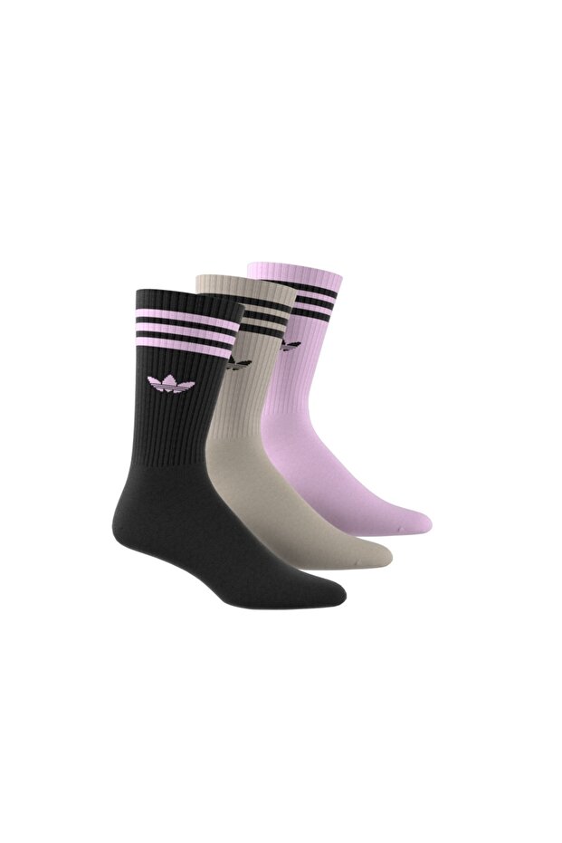 Solid Bilekli Çorap - 3 Çift - 3