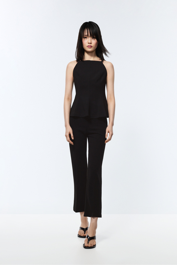 Top halter peplum de damă - 2