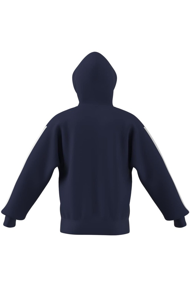 Essentials 3-Stripes French Terry Full-Zip Kapüşonlu Üst - 13