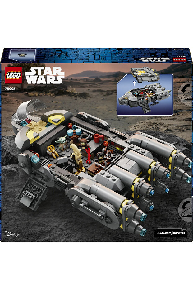 ® Star Wars: Mandalorian ve Grogu™ Anzellan Starship’i 75445 - 9+ için Oyuncak Yapım Seti (701P) - 5