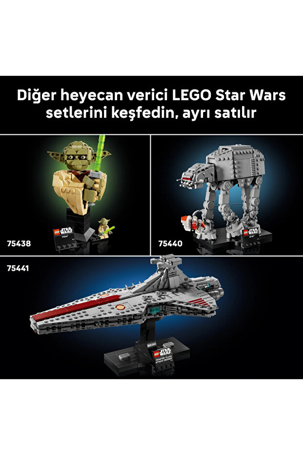 ® Star Wars™ Darth Vader™ Büstü 75439 - 18+ Dekoratif Model Yapım Seti (349 Parça) - 11