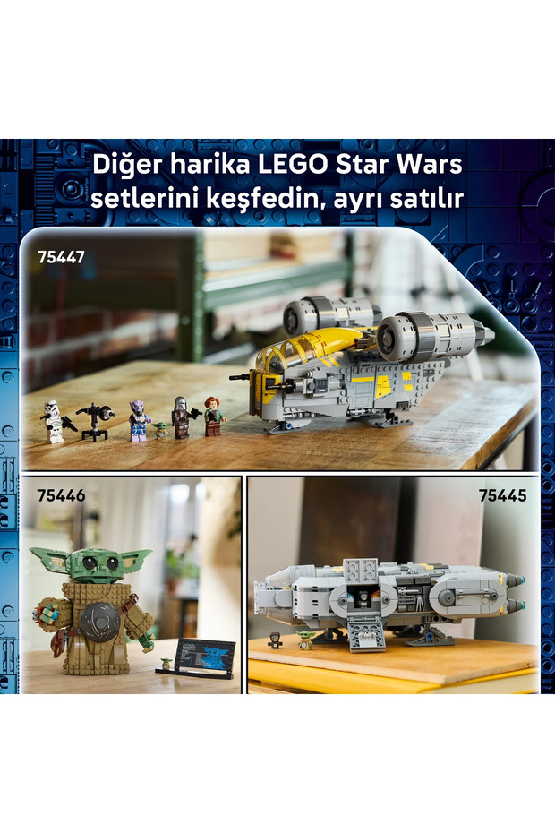 ® Star Wars: Mandalorian ve Grogu™ AT-RT™ Saldırısı 75444 - 7+ için Oyuncak Yapım Seti (297P) - 11