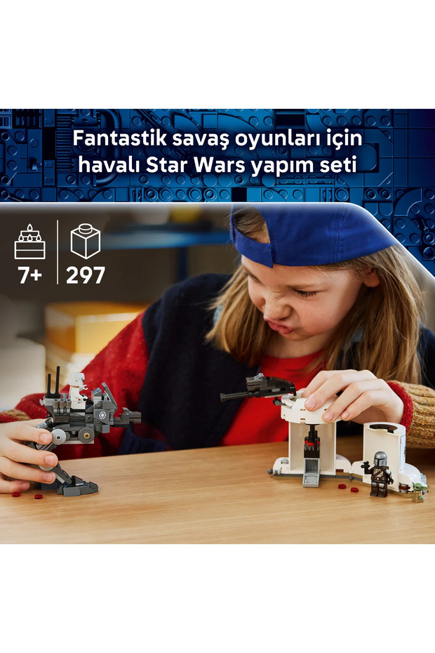 ® Star Wars: Mandalorian ve Grogu™ AT-RT™ Saldırısı 75444 - 7+ için Oyuncak Yapım Seti (297P) - 6