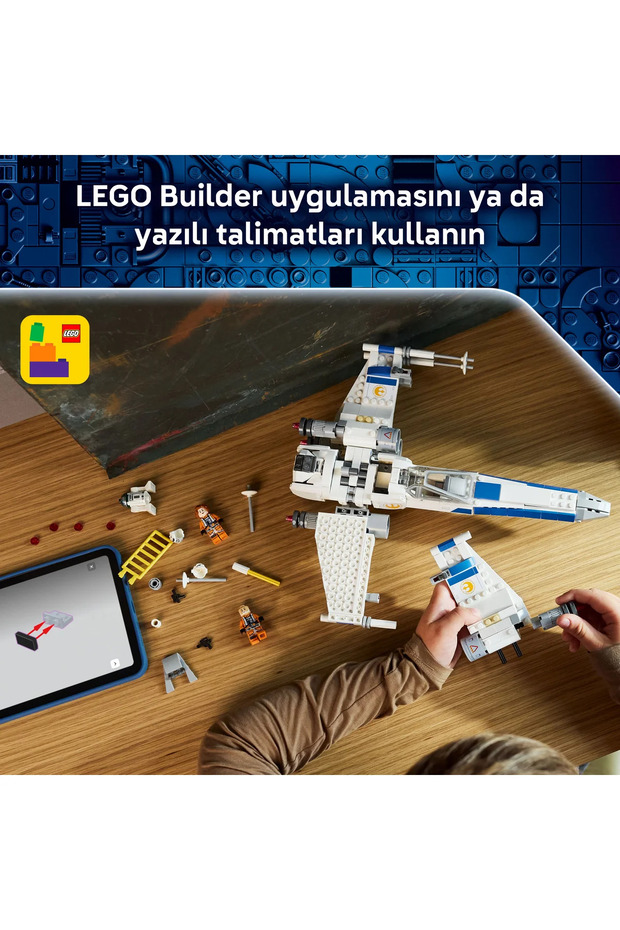 ® Star Wars™ Yeni Cumhuriyet X-Wing Starfighter™’ı 75460 - 9+ Oyuncak Yapım Seti (558 Parça) - 10
