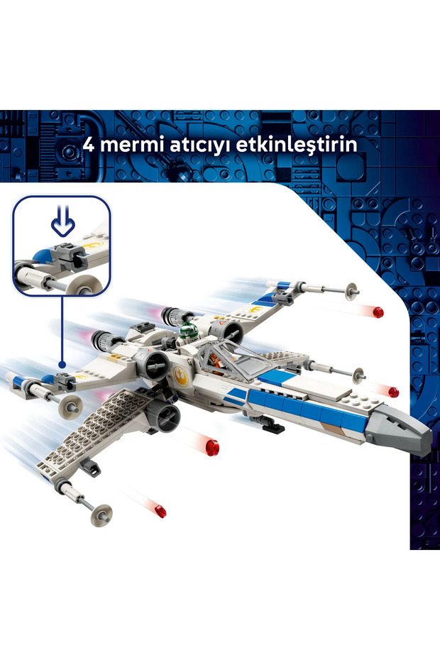 ® Star Wars™ Yeni Cumhuriyet X-Wing Starfighter™’ı 75460 - 9+ Oyuncak Yapım Seti (558 Parça) - 8