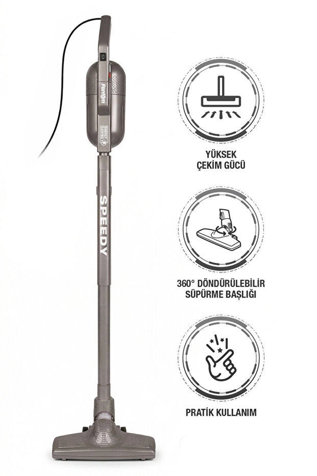 FANTOM Speedy Pro DU 2100 Dikey Süpürge Antrasit