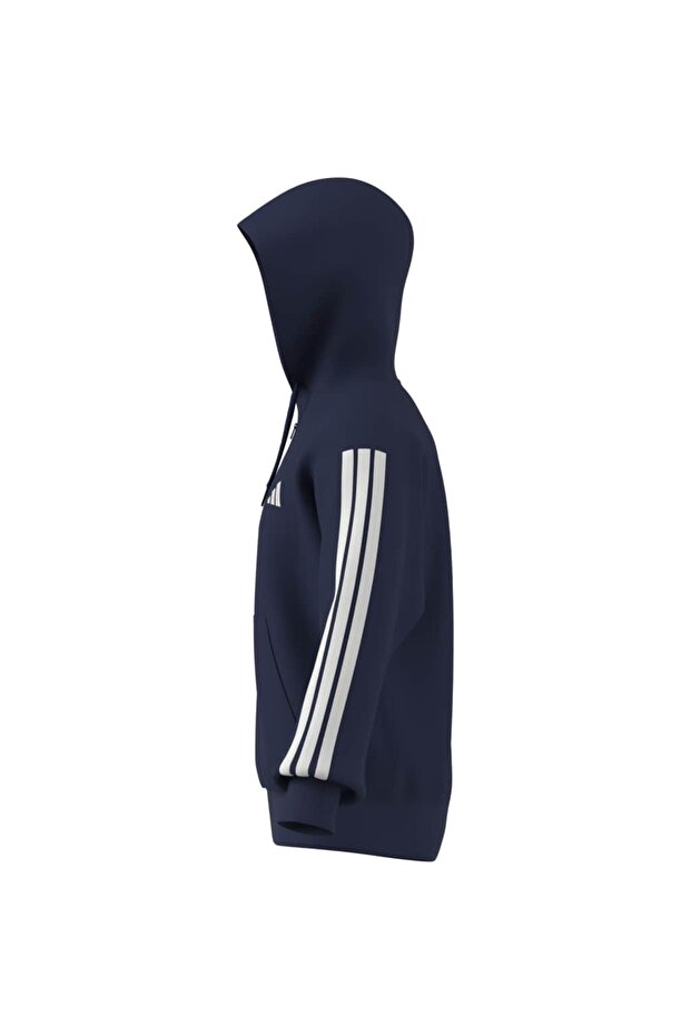 Essentials 3-Stripes French Terry Full-Zip Kapüşonlu Üst - 15