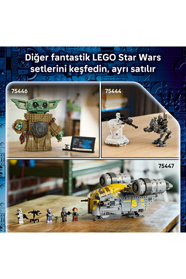 ® Star Wars: Mandalorian ve Grogu™ Anzellan Starship’i 75445 - 9+ için Oyuncak Yapım Seti (701P) - 11