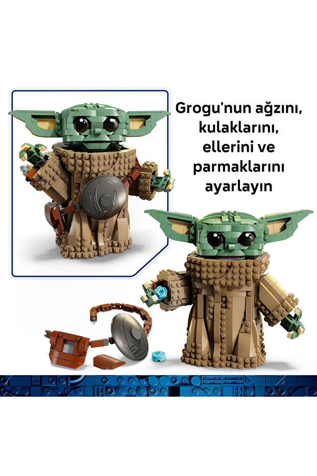 ® Star Wars™ Grogu™ (Mandalorlu Çırak) 75446 - 10+ Yaş için Oyuncak Yapım Seti (1200 Parça) - 9