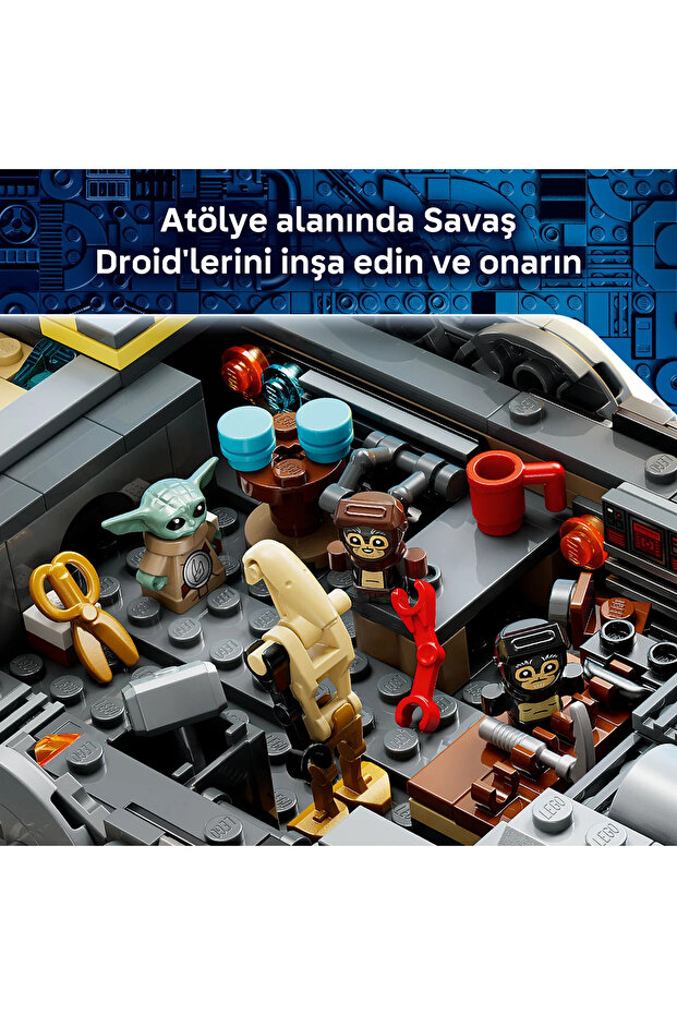 ® Star Wars: Mandalorian ve Grogu™ Anzellan Starship’i 75445 - 9+ için Oyuncak Yapım Seti (701P) - 8