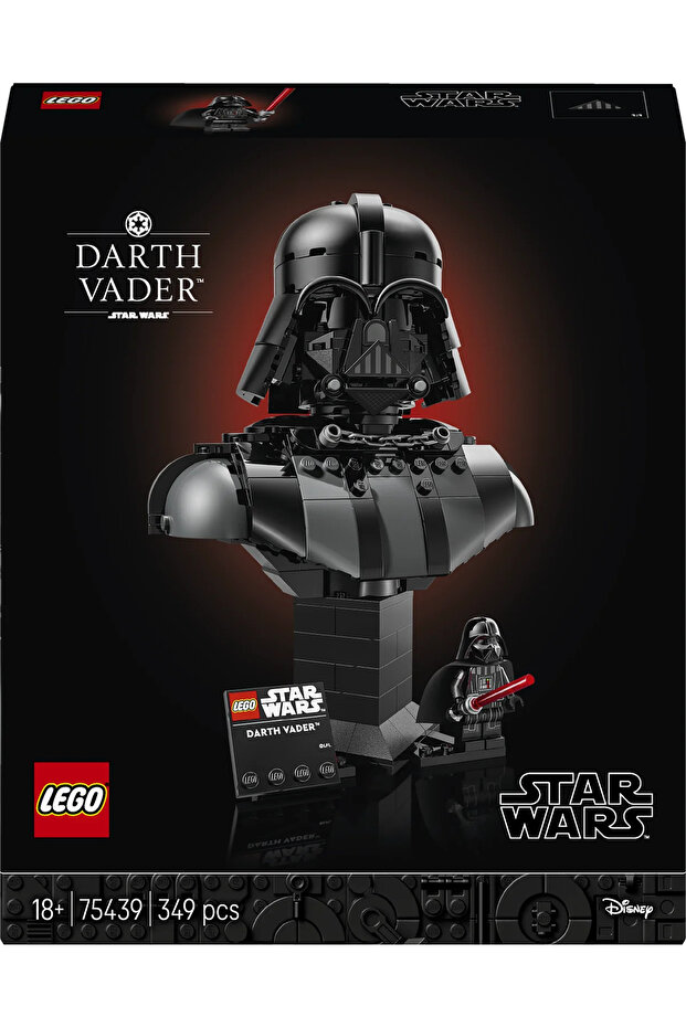 ® Star Wars™ Darth Vader™ Büstü 75439 - 18+ Dekoratif Model Yapım Seti (349 Parça) - 4