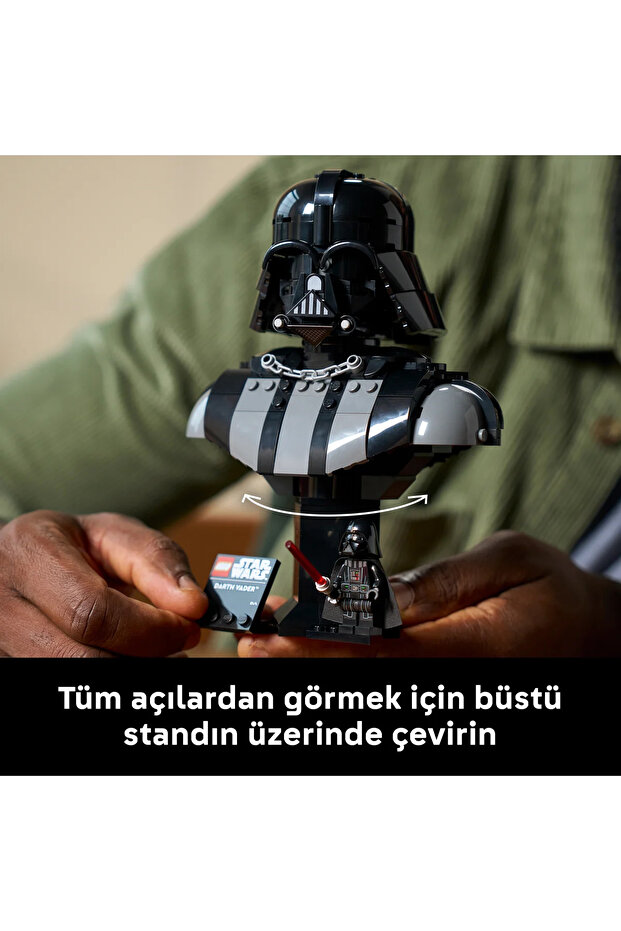 ® Star Wars™ Darth Vader™ Büstü 75439 - 18+ Dekoratif Model Yapım Seti (349 Parça) - 10