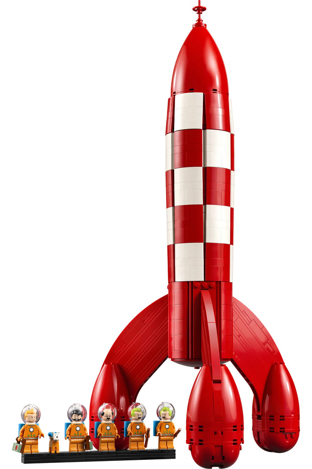 ® Ideas Tintin® Ay Roketi 21367 - Yetişkinler için Dekoratif Model Yapım Seti (1283 Parça) - 3