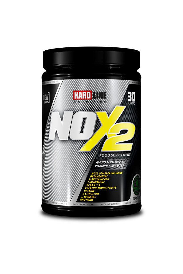 Hardline Pre-workout Nox2 1090 gr Yeşil Elma Aromalı Güç