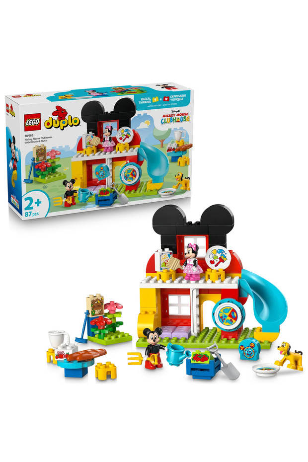 ® DUPLO® │Disney Minnie, Pluto ve Mickey’nin Kulüp Evi 10465 - 2+ için Oyuncak Yapım Seti (87P)