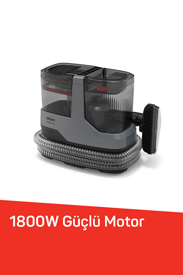ARZUM HYDROSTEAM BUHARLI TEMİZLEYİCİ VE LEKE ÇIKARICI - GRİ AR4351 - 3