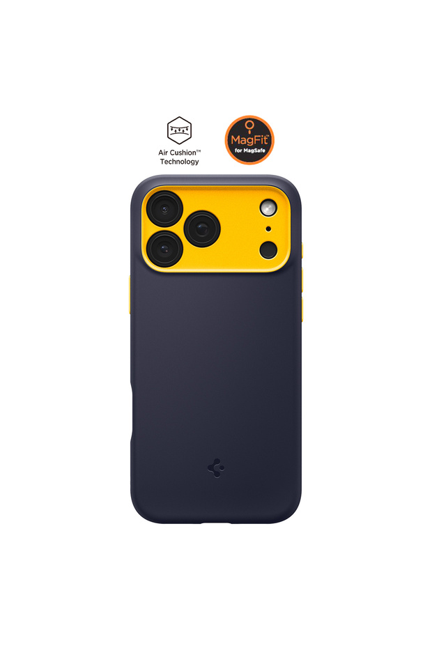 iPhone 17 Pro Max Silicone Magsafe Case Nano Pop Magfit Navy Anti-Slip Cover - Acs09913