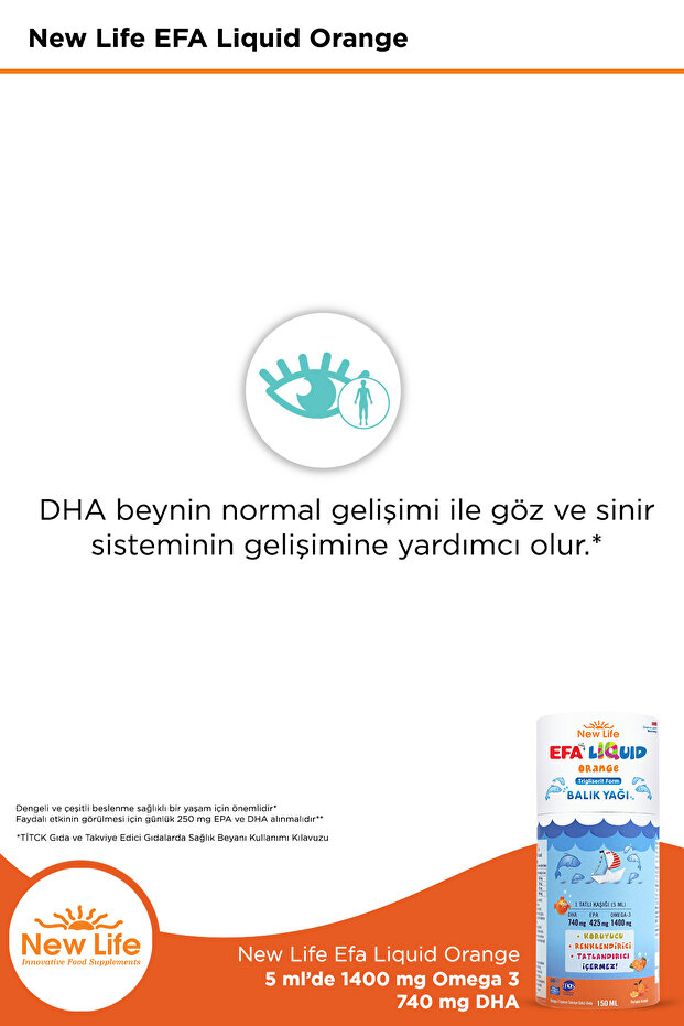 Efa Liquid Orange 150 ml - 3