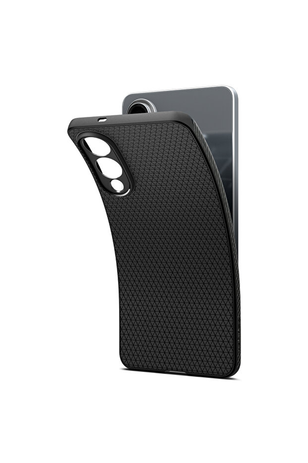 Galaxy S25 Edge Kılıf Liquid Air Matte Black - ACS09420 - 10